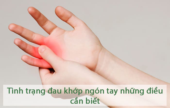 Tình trạng đau khớp ngón tay